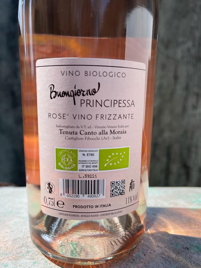 テヌータ・カント・アッラ・モライア ブオンジョルノ・プリンチペッサ